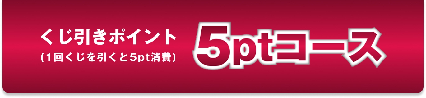 くじ引きポイント 5ptコース（1回のくじを引くと5pt消費）