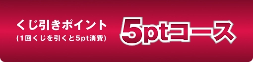 くじ引きポイント 5ptコース（1回のくじを引くと5pt消費）